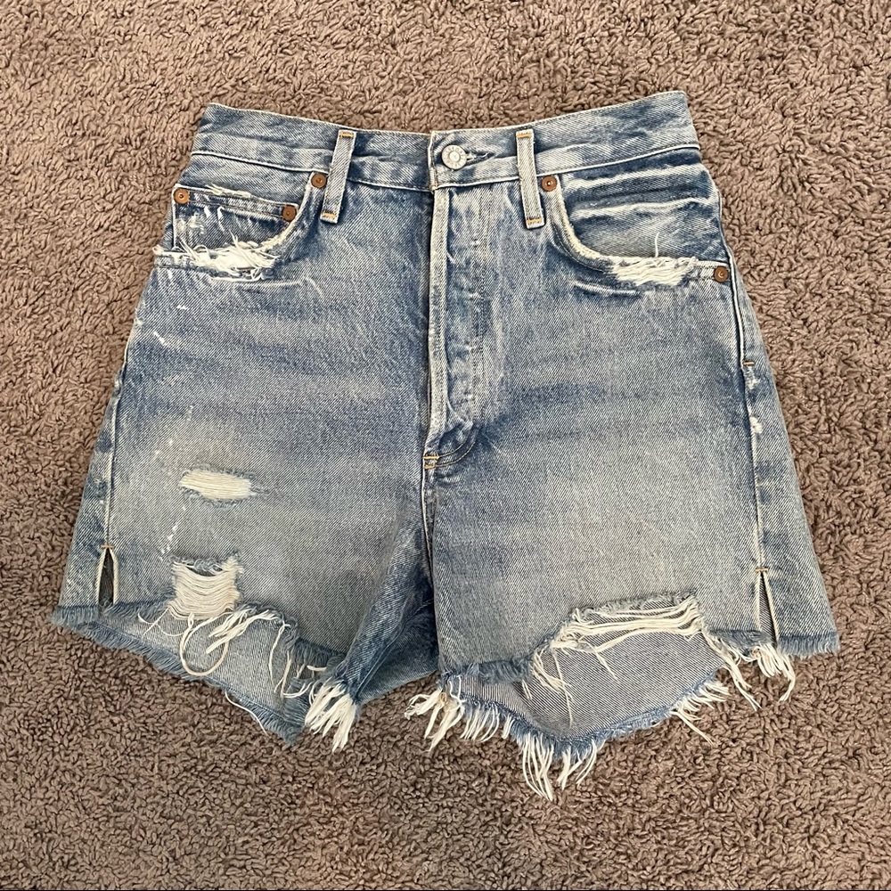 Agolde Dee ultra high rise shorts- 25